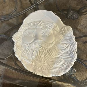 Mikasa Santa cookie plate